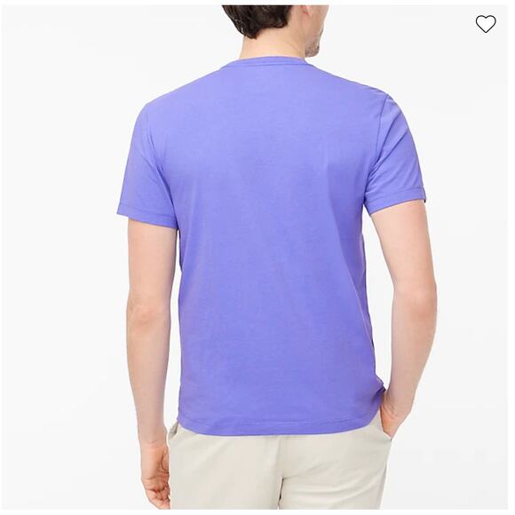NWT J. Crew Men's Bistro Blue/Purple Washed Jersey Tee - Picture 5 of 9